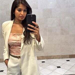 Elegant White Blazer and pants